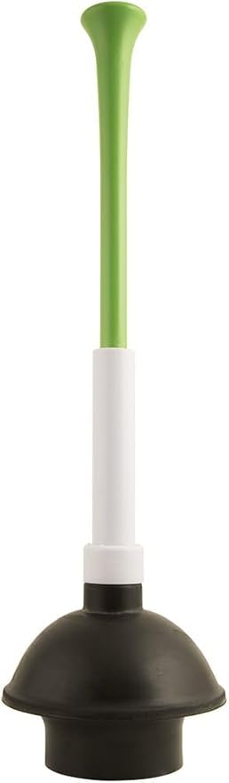 PlumbCraft 14 to 18-in. Adjustable-Flange Heavy-Duty Toilet Plunger 7503590A, Heavy Duty Toilet Plunger for Households, Ergonomic Plunger to Unclog Toilet, Toilet Bowl Plunger with Ergonomic Handle
