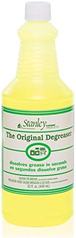 Stanley Home Products Original Degreaser with Stainless Steel Kitchen Scouring Cleaners - Multipurpose Cleaner Set Removes Grease Stains and Build Up on Pots Pans Grills and More