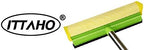 ITTAHO Window Squeegee, Squeegee for Window Cleaning, 2 in 1 Squeegee Window Cleaner with 58'' Long Handle,Window Washing Kit with Extension Pole for Shower, Windshield, Mirror, Gas Station, Glass