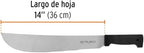TRUPER T-460-14B Black Handle Machetes, Rivetless 14" (36cm)