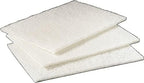 Scotch-Brite Scouring Pad Commercial, Light Duty 6 " X 9 " White
