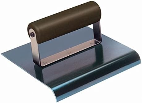 Kraft Tool CF579P 1/8-Inch Radius Blue Steel Hand Edger with Plastic Handle, 6 x 6-Inch