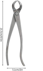 Bonsai Cutters, 8.5inch Concave Cutter Bonsai Tools Stainless Steel Bonsai Tree Knob Cutter Gardening Concave Pruner Tree Branch Cutter Long Reach Bonsai Tools