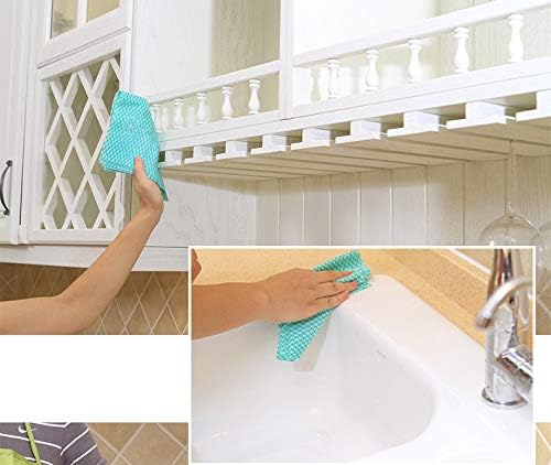 JEBBLAS Reusable Handi Wipes Disposable Cleaning Towels Dish Cloths, 100 Count/Pack, Blue
