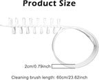 Rolling Washing Machine Cleaning Brush, 2 Pcs Washing Machine Brush Long Flexible Drum Cleaner, Washing Machine Cleaning Tool Front Load Washer Cleaning Brush(size:2 Pcs)