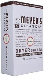 Mrs Meyer's Clean Day Dryer Sheet, 80 Count