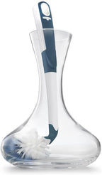 Unger 16” Flexible Glass and Bottle Scrub Brush, Extra-Long, Non-Scratch Cleaning Scrubber for Water Bottles, Travel and Coffee Mugs, Pitchers, Vases, Decanters, Glassware