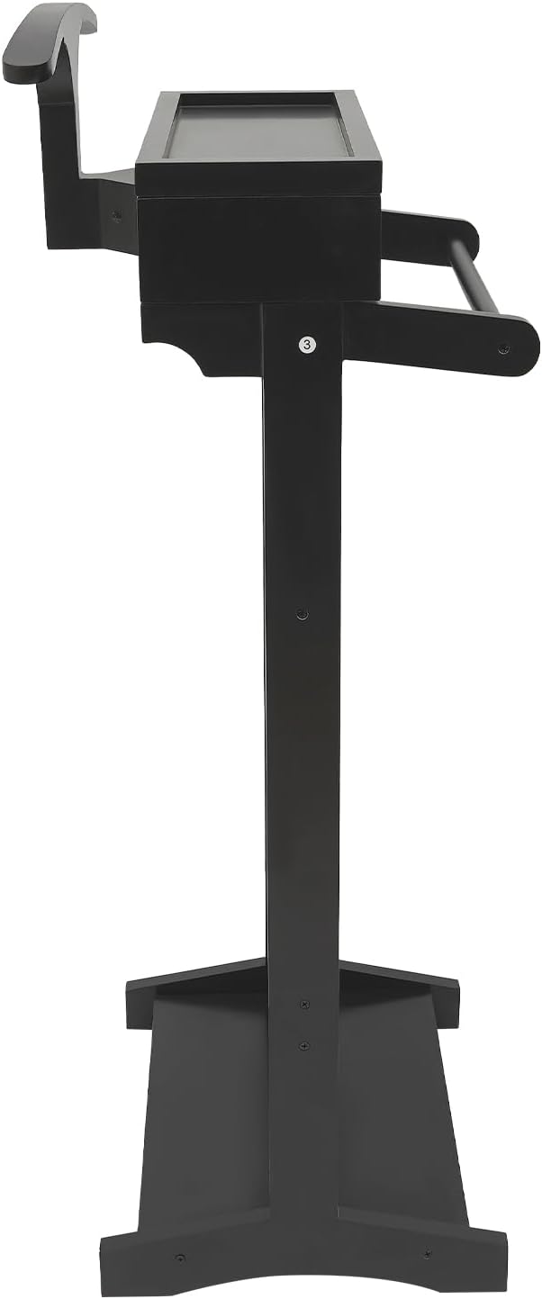 Wood Suit Rack Suit Stand for Man and Women Clothes Valet with Drawer Suit Valet Stands Men Valet Black Suit Valet for Entryway Office Living Room