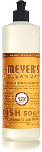 MRS. MEYER'S CLEAN DAY Variety Dish Soap Scent (Peppermint + Orange Clove + Iowa Pine)