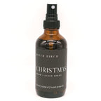 River Birch Christmas Scented Linen and Room Spray | Home Fragrance | 4 oz Glass Amber Bottle | Luxury Signature Scent | Handmade in Texas