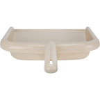 SPARTA Large Handheld Dustpan with Hanging Hole, Heavy-Duty Plastic Dustpan with Wide Lip for Countertops and Surfaces, Plastic, 10 Inches, Tan, (Pack of 12)