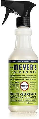 Mrs. Meyer Multi Surface Cleaner Variety Pack, Includes 1 Basil 1 Lavender 1 Lemon Verbena 1 Honeysuckle 1 Geranium 1 Rosemary. 6 ct.16 fl oz.