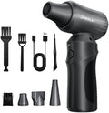 Compressed Air Duster – Super Powerful 300,000 RPM Cordless Air Duster, Rechargeable Brushless Motor, 3-Speed Adjustable, Portable Air Blower for Keyboards, PCs, Laptops, Cars, Home & Office