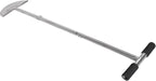 Half Moon Lawn Edger Half Moon Hand Edger Manual Lawn Edger Stainless Steel Serrated Cutter 96.5cm Non Slip Handle with Footplate for Grass Turf Clay Gravel Edging