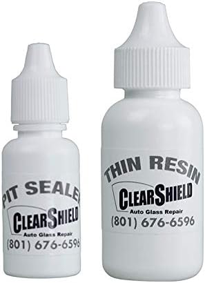 Clearshield Windshield Repair Kit Replenishment Pack - Window Rock Chip Repair Kit - Cracked Windshield Repair Kit - Auto Glass Repair Kit