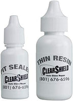 Clearshield Windshield Repair Kit Replenishment Pack - Window Rock Chip Repair Kit - Cracked Windshield Repair Kit - Auto Glass Repair Kit