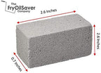 PUMIE JPS-12 Jumbo Scouring Brick, for Large Surface Cleaning, Removes Lime, Scale, Rust, Calcium - Pool Pumice Stone Tile Cleaner, Barbecue Cleaning Stone, Hand Safe, Pack of 12