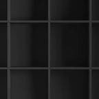 SIMPLIHOME Acadian Bookcase - 57 inch Tall 12-Cube Solid Wood Storage Display Unit in Black, Transitional Cube Organizer for Living Room, Study Room or Office with Fixed Shelves and Tapered Legs