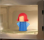 HORNO Angry Mama Microwave Oven Steam Cleaner and Disinfects With Vinegar and Water for Kitchens (Blue)