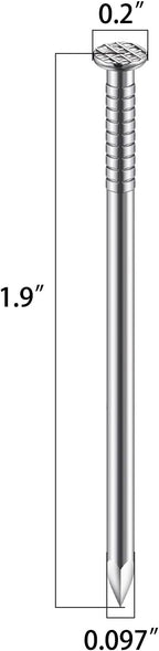 (100 pcs)2 inch Stainless Steel 304 Nails, Hanging Nails, Wall Nails, Dowels, Long Nails