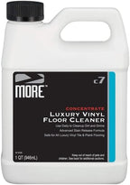 MORE Luxury Vinyl Floor Cleaner - Water-Based Surface Care Concentrate - For Kitchen and Bathroom Floors - Daily No-Rinse Cleaner - Unscented - pH Neutral - 32oz