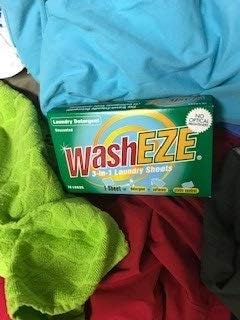 WashEZE 3-in-1 Laundry Detergent Sheets: Unscented Laundry Sheets - 120 Count Detergent Fabric Softener and Static Guard all in ONE SHEET! Saves You Money! Made in the USA