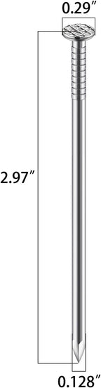 (40 pcs)3 inch Stainless Steel 304 Nails, Hanging Nails, Wall Nails, Dowels, Long Nails