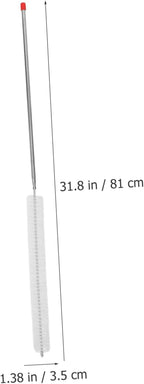 Hemobllo Long Flexible Washing Machine Cleaning Brush Sturdy Nylon Bristles for Deep Cleaning Compatible Top-Load Washers for Household Use