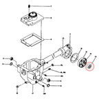 REPLACEMENTKITS.COM 2pc Tine Oil Seals Set Compatible with Troy Bilt Horse Tillers Several Models (Replaces GW9618, GW-9618099 & GW-9602)