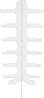 Multi-Tier Sunglasses Rack Glasses Stand Holder 6-Layer Plastic Eyewear Display Organizer for Home Storage