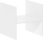 Furinno Cubicle H-Shelf Cube Organizer Insert (Does not fit IKEA Kallax Shelving), White