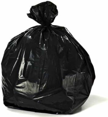 Plasticplace 40-45 Gallon Trash Bags │1.5 Mil │ Black Heavy Duty Garbage Can Liners │ 40" x 46" (100 Count)