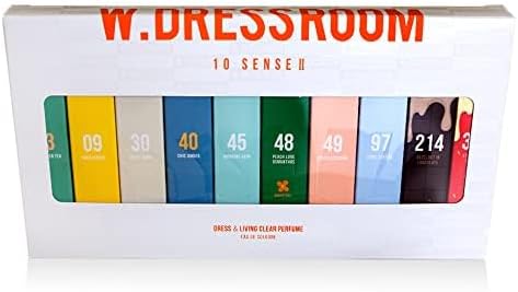W.Dressroom 10 Scent Fabric Spray Set – Water-Based Perfume Sprays for Clothes, Bedding, Pillows & Rooms, Travel Size, 10 x 1 oz