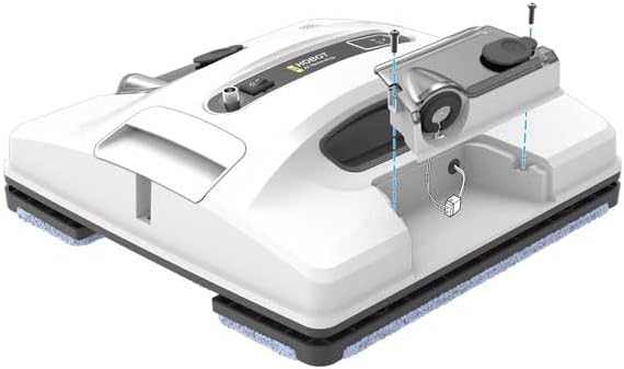 HOBOT-2S Window Cleaning Automatic Robot with Ultrasonic Water Spray, Intelligent Cleaning, AI Smart Route Plan, Dual Replaceable Water Tanks, and Control via Smartphone or Remote