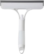 Shower Squeegee for Glass Doors All-Purpose Window Squeegee for Tile Shower Walls Mirror Bathroom Car Window Cleaning (White)