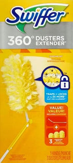 Swiffer Duster Heavy Duty 3 ft Extendable Handle Starter Kit with 3 Refills,(Pack of 6)