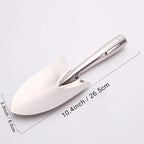 Stainless Gardening Shovel Set,Heavy Duty One-Piece Small Garden Trowel Hand Shovel Gardening Tools for Planting, Digging, Weeding, Moving and Smoothing, Gardening Gifts for Women