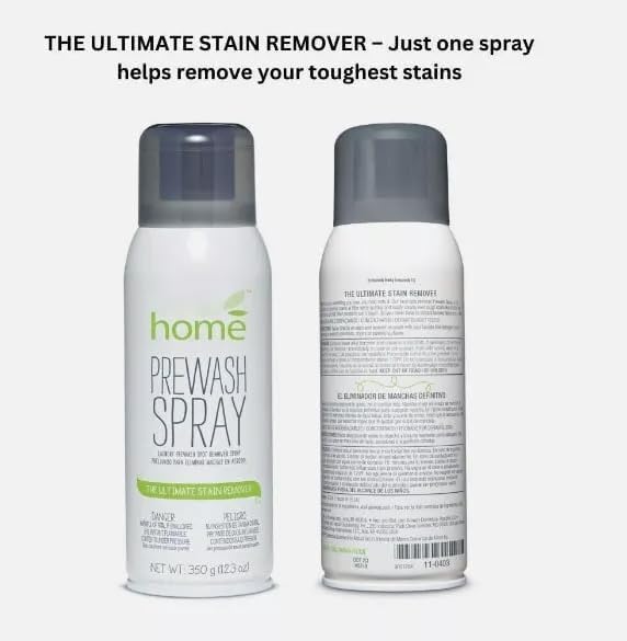 Ultimate Tough Stain Remover for Favorite Color-Fast & White Shirts/Clothes by Prewash Spray,No Scrub/Soak,Fast Getting Rid of Grease/Ink/Food/More,12.3 Oz (Pack of 2),Bonus 60 PCS Korean Filter Masks