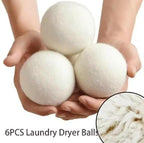 Wool Dryer Balls – Reusable Laundry Softener, Tumble Dryer Balls for Clothes, Eco-Friendly Washing Machine Accessories, Home Essentials