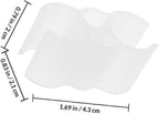Toyvian Broom-Dustpan Coupling Clip 2pcs Double Pipe Clamp Dustpan Holder Secure Cleaning Link for Broom and Dustpan Set Household Cleaning Tool Accessory
