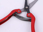 WOIWO 1 PCS Thin Fruit Scissors Picking Fruit Scissors Multi-Functional Garden Tools Turned Up to Pick Tomato Grape Orange Scissors (Quarter Bend)