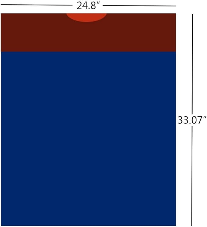 Bringer 200 Counts Blue Tall Kitchen Drawstring Trash Bags, 13 Gallon