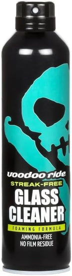 Cobra-Tek Voodoo Ride® Streak-Free Glass Cleaner - Ammonia-Free Formula, No Streaks or Residue, Foaming Action Lifts Dirt, Perfect for Glass and Mirrors, 14 OZ (397 Grams)