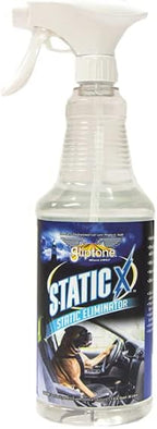 Gliptone Static X Static Eliminator, Removes Dust, Fingerprints, Pet Hair, Lint. Safe for use on Glass, Plastics, Metal and All Types of Fabrics, Computer Monitors, Mobile Devices (32 Fl Oz)