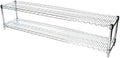 Shelving Inc. 12"d x 60"w Chrome Wire Shelving with 2 Tier Shelves, Weight Capacity 800lbs Per Shelf