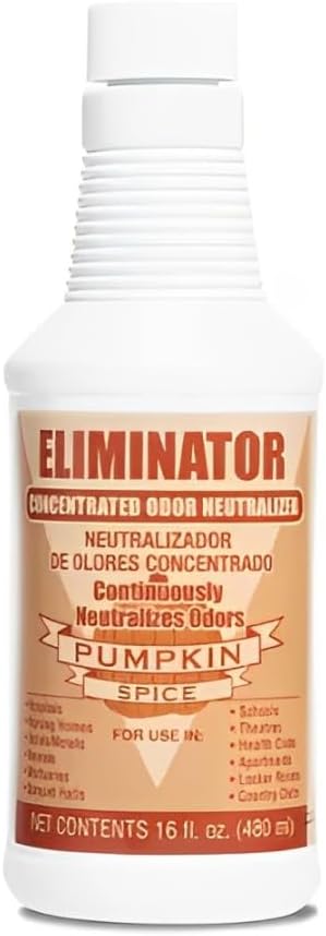 Eliminator Air Freshener and Odor Neutralizer: Industrial-Strength Odor Elimination with Advanced Molecular Technology for 24-Hour Freshness - Transform Your Space Instantly (Pumpkin Spice)