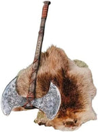 40” Two Handed Large Berserker Axe, Large Norse Axes,Scandinavian Style Viking Dane Ax Double Headed, Functional Viking Battle (Two Hand Large Double Headed Axe)