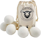Natural Fabric Softener, Organic, Reusable, Unsented, 6-Pack XL, Replacment to Dryer Sheets,1500 Loads, Hypoallergenic