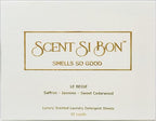 Luxury Scented Laundry Detergent Sheets, 60 Loads, Le Beige Inspired by Iconic Perfumes, Saffron, Jasmine, Sweet Cedarwood, Eco-Friendly Formula, Biodegradable Detergent