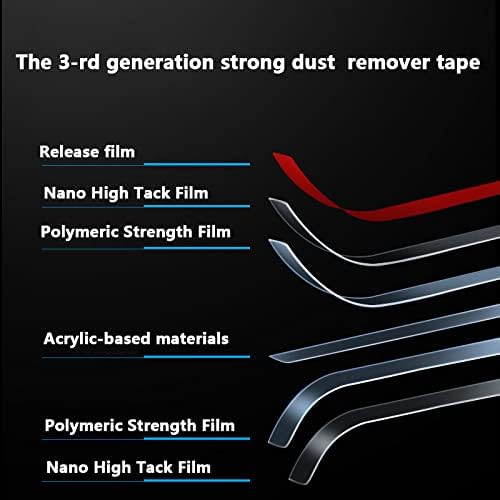 Cell Phone Cleaning Kit Accessories, Cleaner Tape for Phone Speaker and Receiver, Cleaning Stickers Dust Remover Compatible with Airpods, Samsung, iPhone, Pixel, Mobile Phone